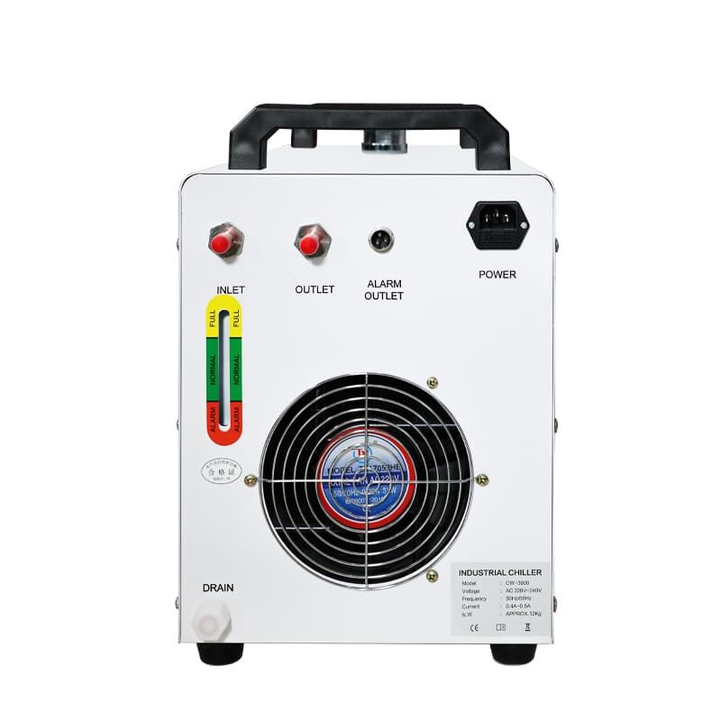 CW3000産業用水冷却器CO2およびファイバーレーザー切断機用水